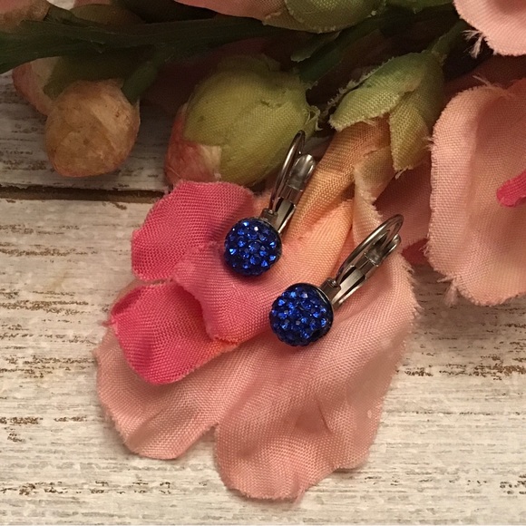 Blue Royal Earrings - Picture 1 of 5